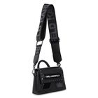 Girls Black Logo Hand Bag, 1, hi-res