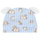 Baby Boys Blue Bunny Babygrow Set, 2, hi-res