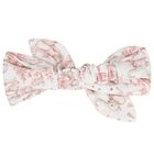 Baby Girls White & Pink Africa Romper & Headband Set  , 1, hi-res