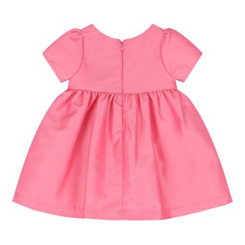 Baby Girls Pink & Green Floral Dress 