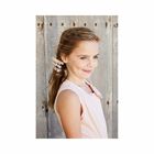 Girls Blush Pink Jodie Bow Top, 1, hi-res