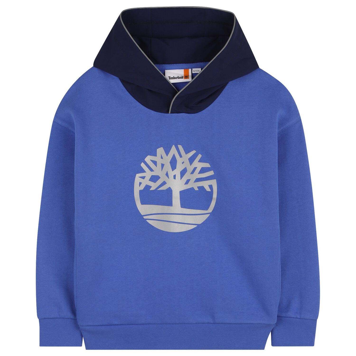 Boys Blue Logo Hooded Top, 1, hi-res image number null