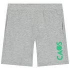 Boys Orange & Black Shorts Set, 3, hi-res