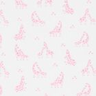 Baby Girls White & Pink Giraffe Blanket, 1, hi-res
