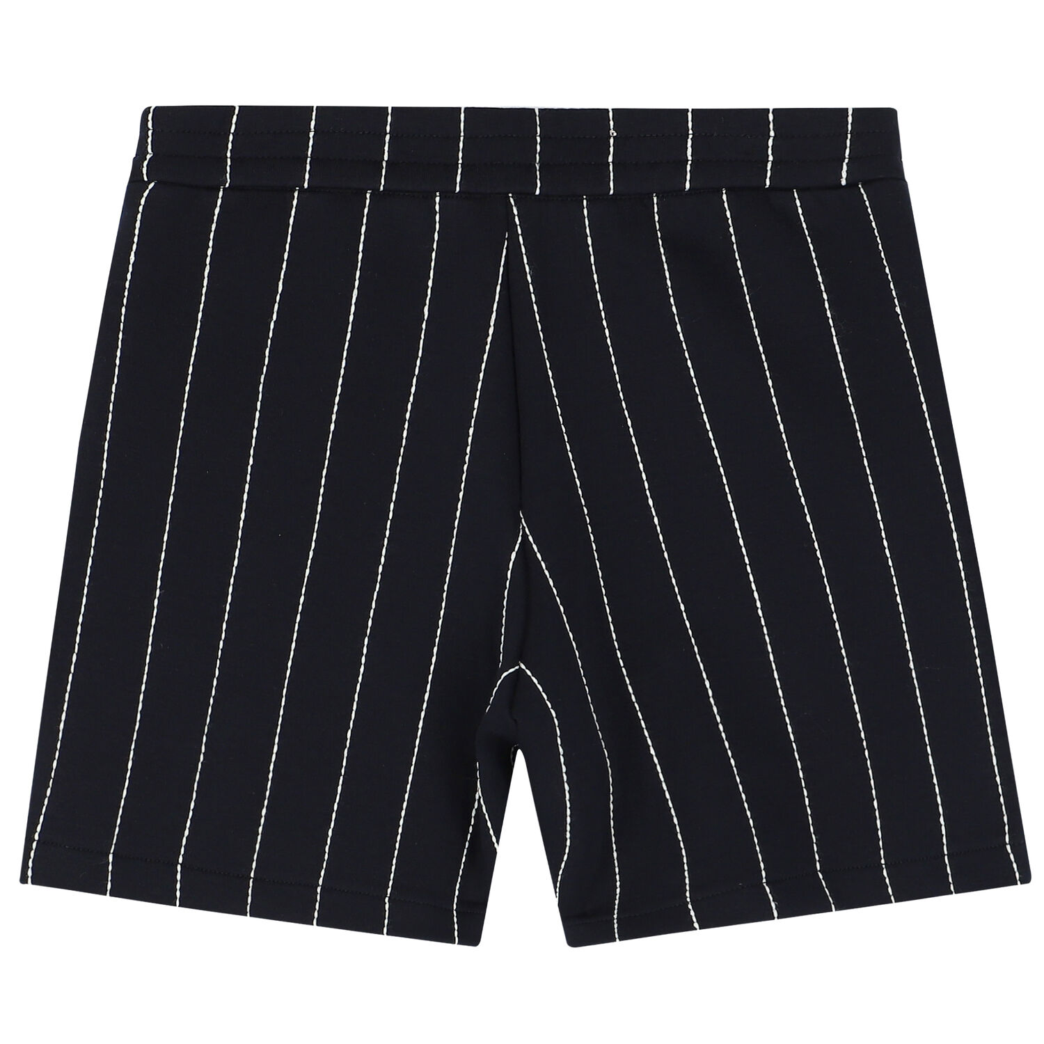 Younger Boys Navy Blue Logo Shorts, 1, hi-res