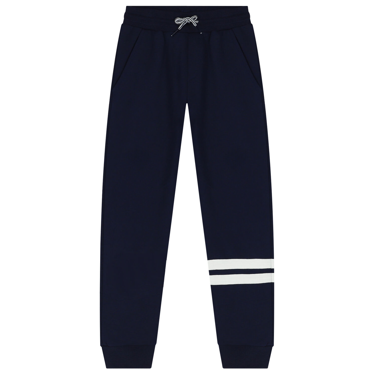 Boys Yellow, Navy Blue & White 3 Piece Tracksuit, 1, hi-res image number null