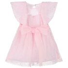 Girls Pink Embellished Tulle Dress, 1, hi-res