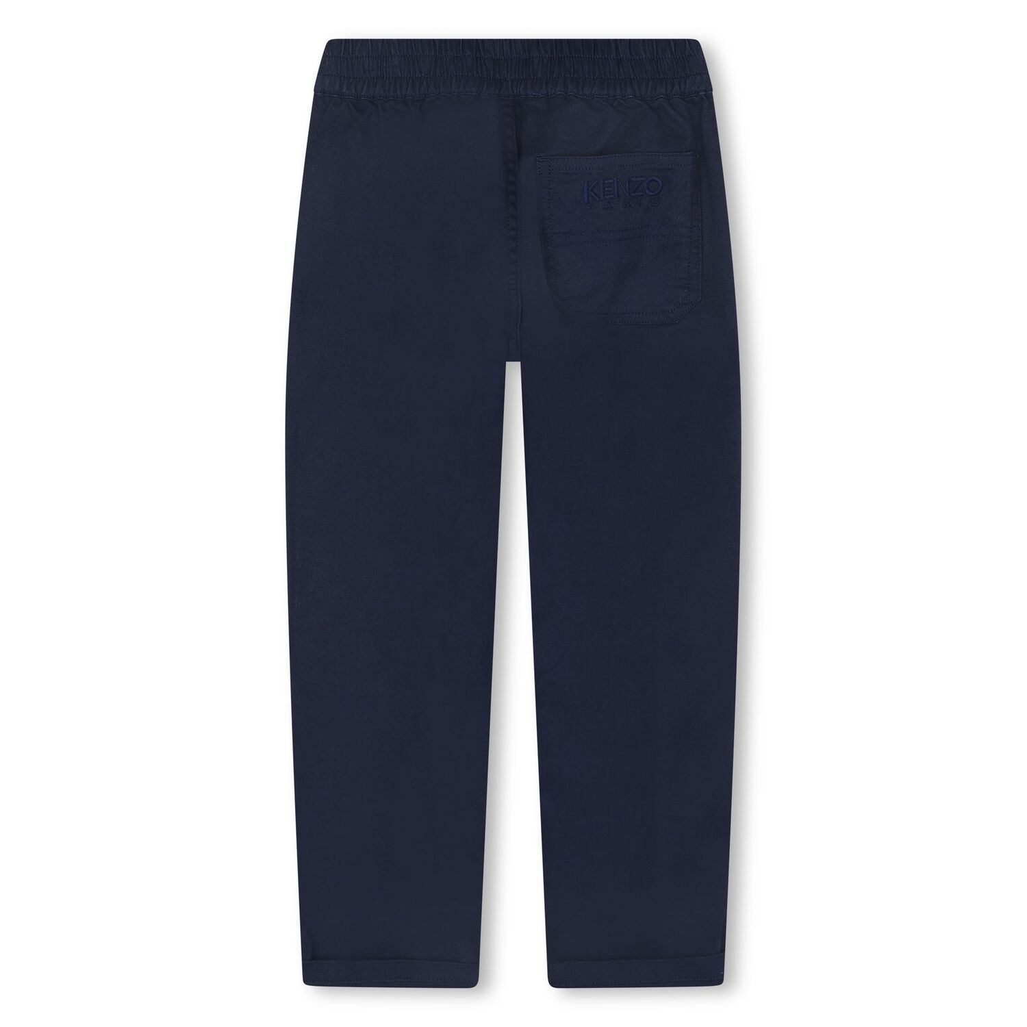Boys Navy Blue Logo Trousers, 2, hi-res image number null