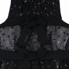 Girls Black Embellished Dress, 1, hi-res