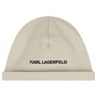 Baby Boys Beige Ikonik Karl Babygrow Gift Set, 1, hi-res