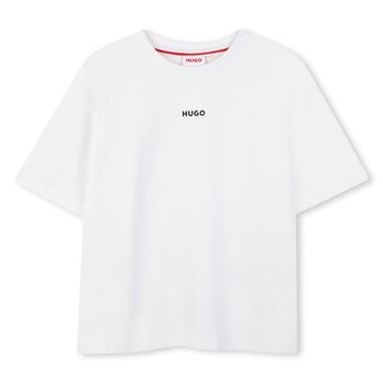 Boys White Logo T-Shirt