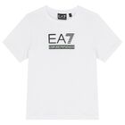 Boys White Logo T-Shirt, 2, hi-res