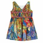 Girls Multi Coloured Printed Dress, 1, hi-res