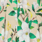 Girls Beige Floral Pleated Skort, 1, hi-res