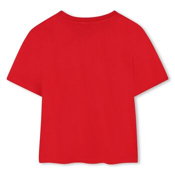 Girls Red Logo T-Shirt