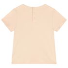 Younger Girls Pink Logo T-Shirt, 2, hi-res