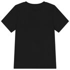 Black Teddy Bear Logo T-Shirt , 2, hi-res