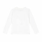 Girls White Printed Long Sleeve Top, 1, hi-res