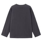 Boys Grey Formula 1 Car Long Sleeve Top, 3, hi-res