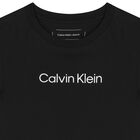 Boys Black Logo T-Shirt, 1, hi-res