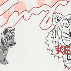 Younger Girls White Logo Top, 1, hi-res