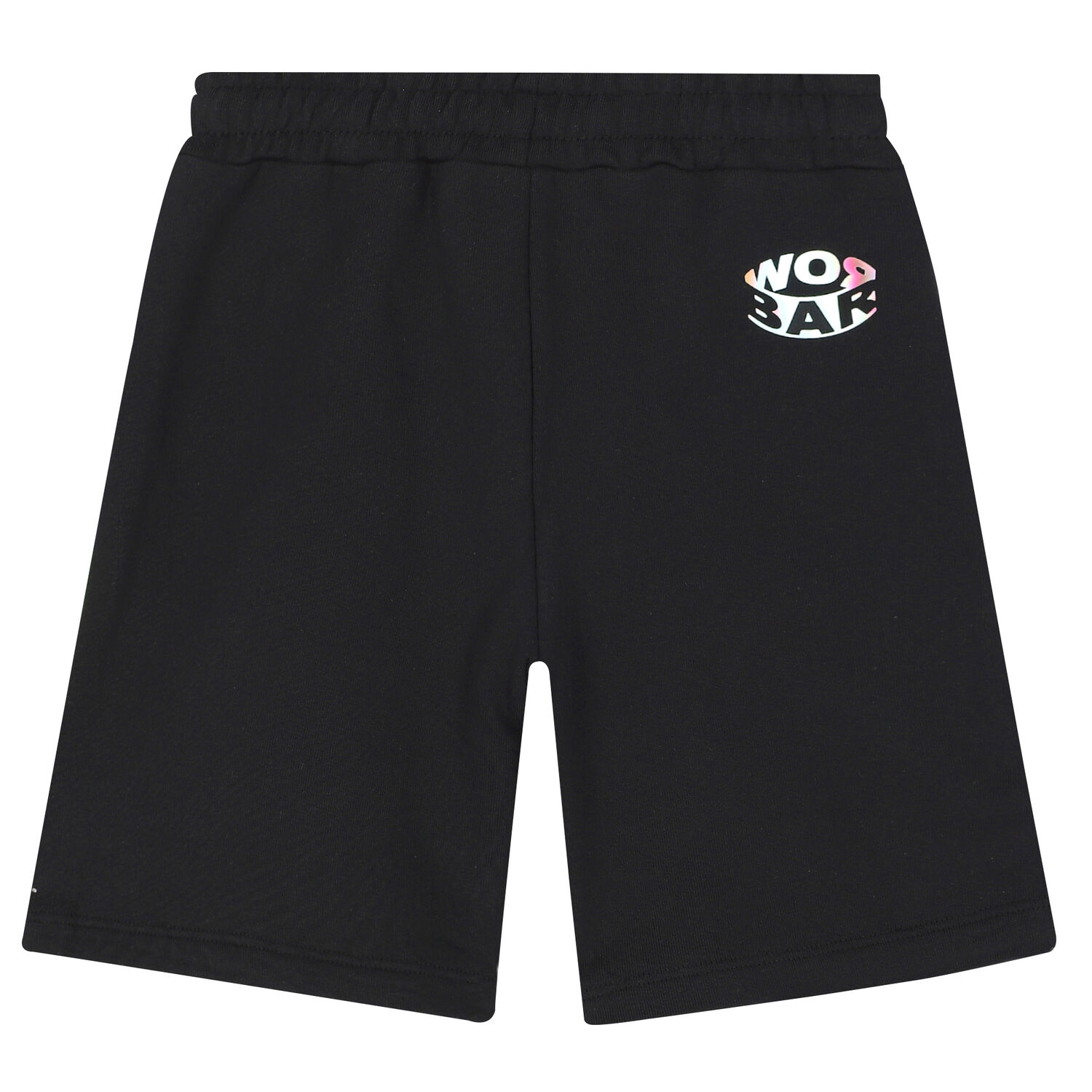 Black Logo Shorts, 3, hi-res