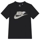 Boys Black Logo Shorts Set, 2, hi-res