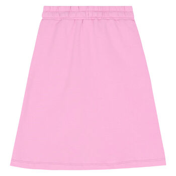 Girls Pink Logo Skirt