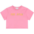Girls Pink Logo T-Shirt, 1, hi-res