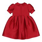 Baby Girls Red Flower Dress, 1, hi-res