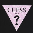 Girls Black Logo T-Shirt, 3, hi-res