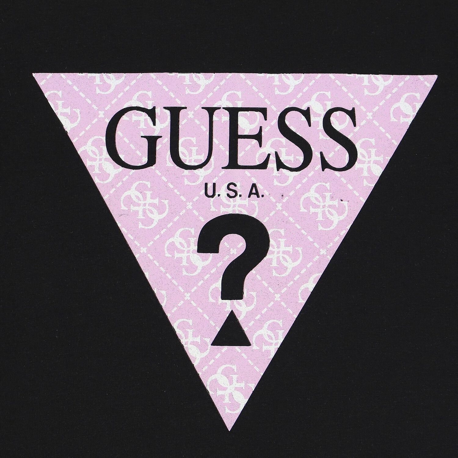 Girls Black Logo T-Shirt, 3, hi-res