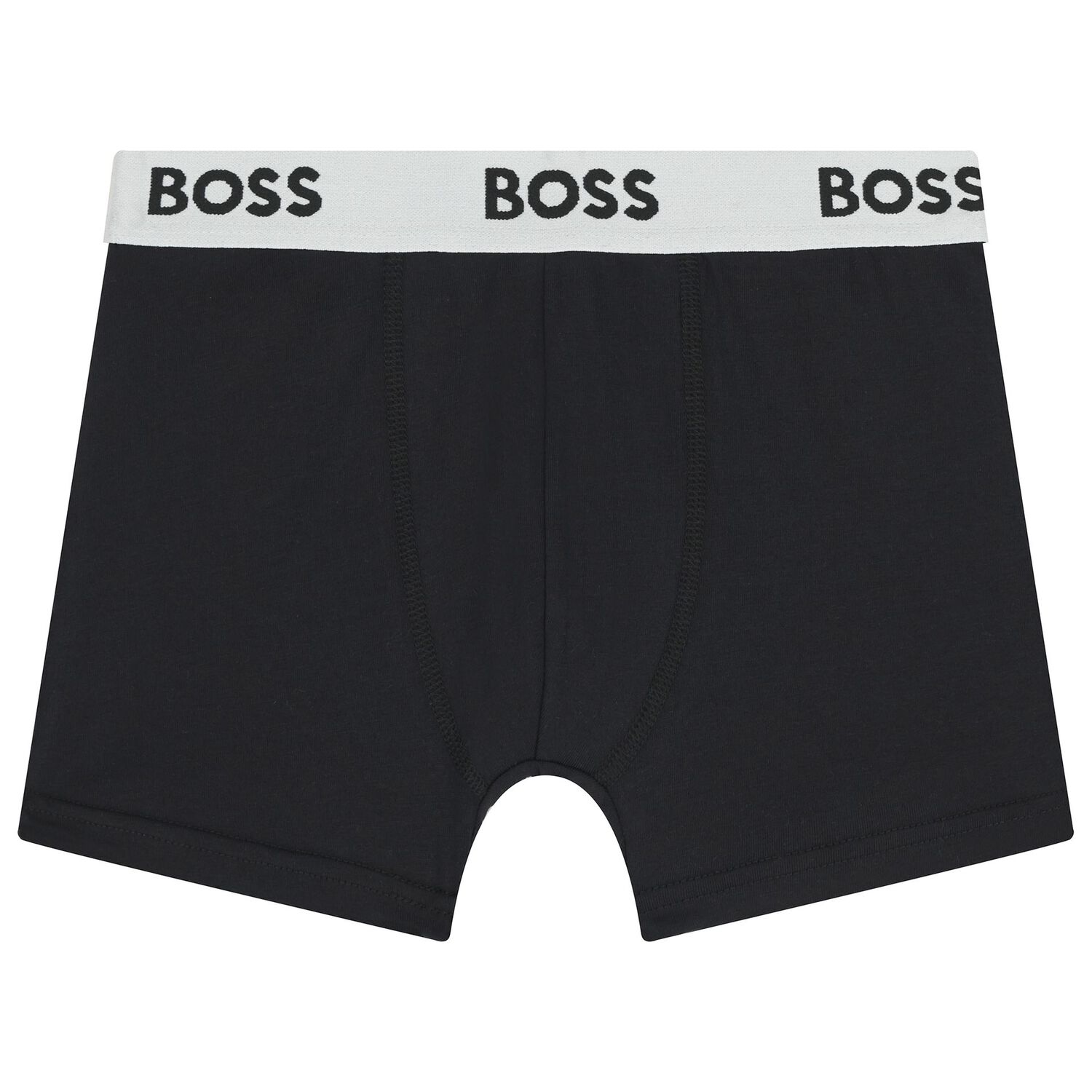 Boys Black Boxer Shorts (3-Pack), 1, hi-res