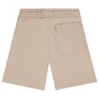 Boys White & Beige Shorts Set, 4, hi-res