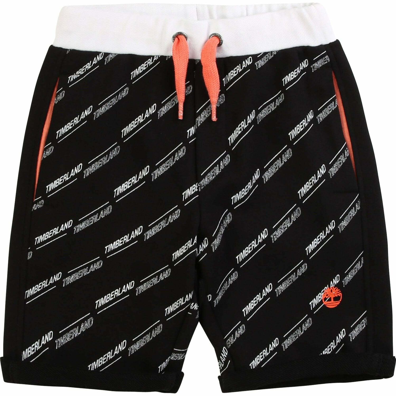 Boys Black Logo Shorts, 1, hi-res image number null