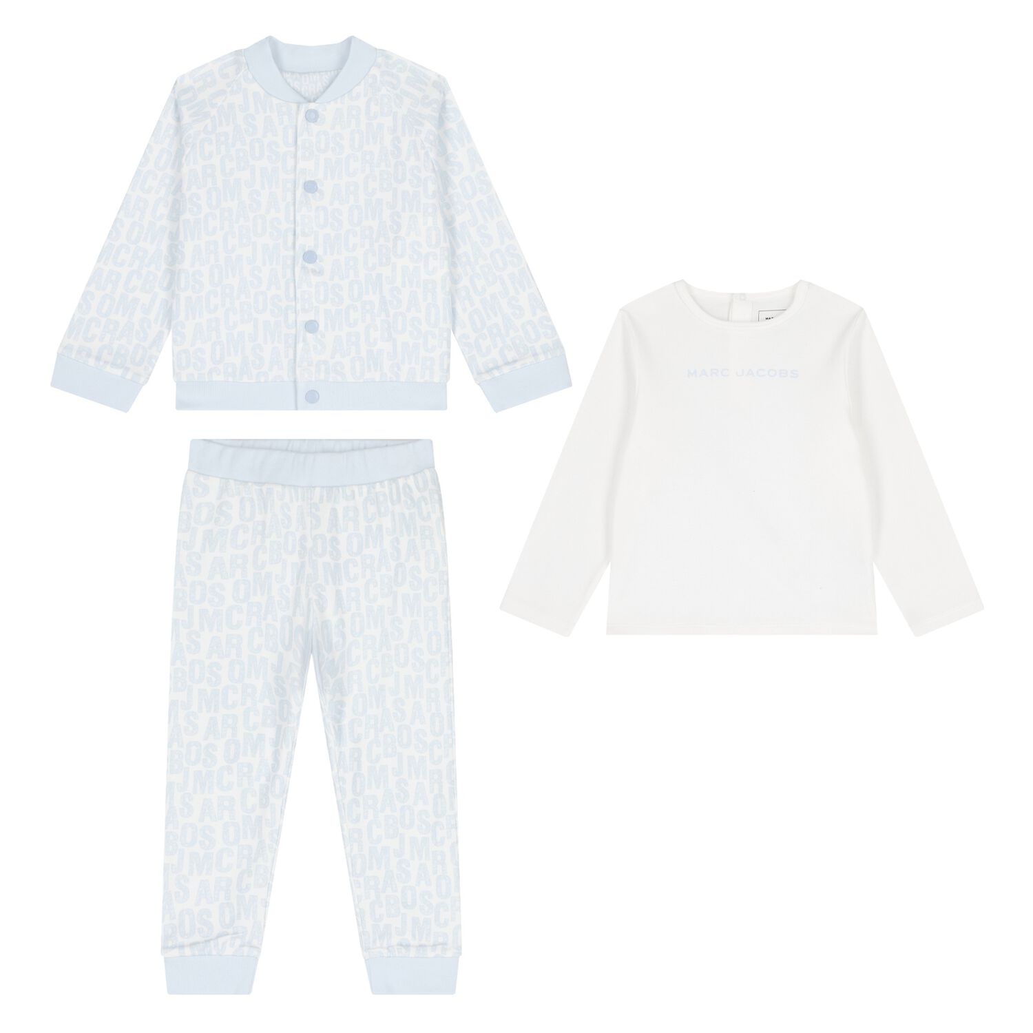 Younger Boys Blue & White Reversible Tracksuit Set, 1, hi-res