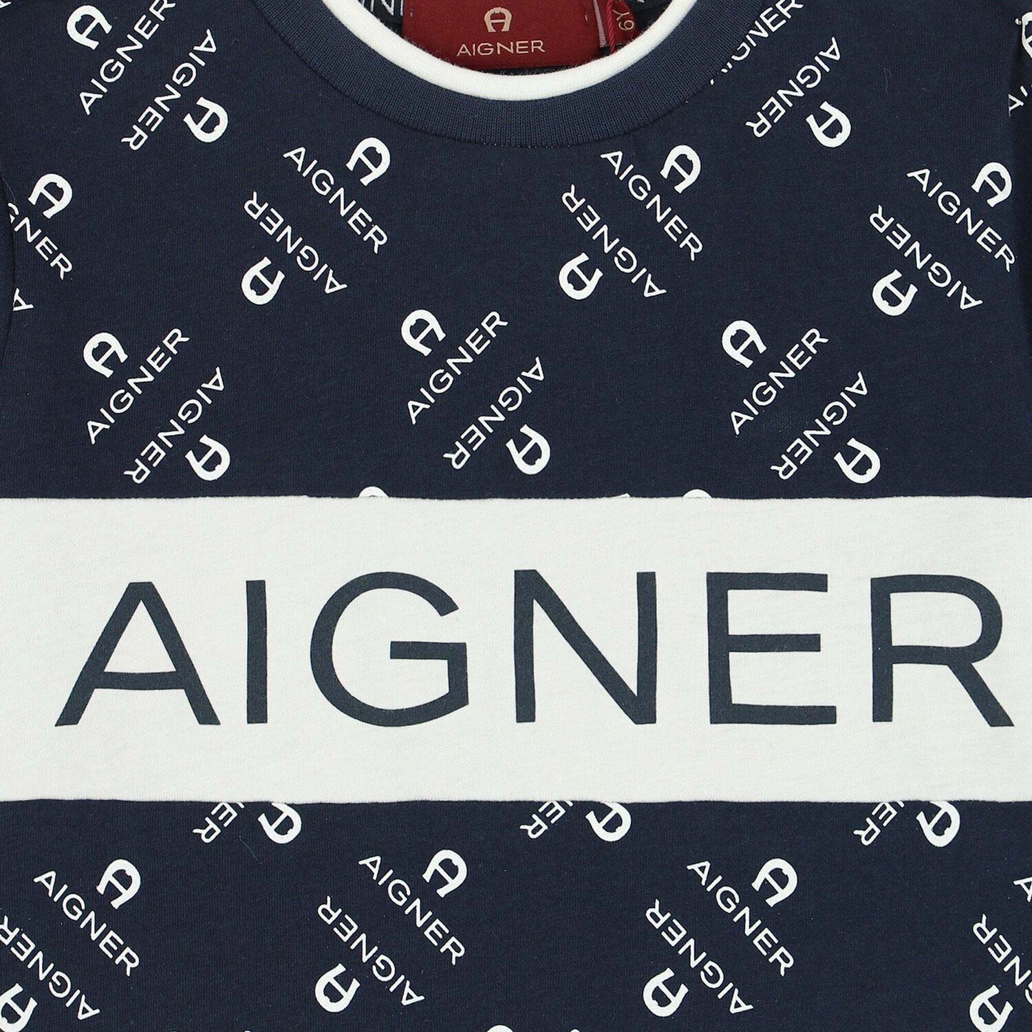 Boys Navy Logo T-Shirt, 1, hi-res