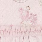 Girls Pink Ruffle Tulle Dress, 1, hi-res