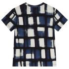 Boys Blue & White Abstract T-Shirt, 1, hi-res