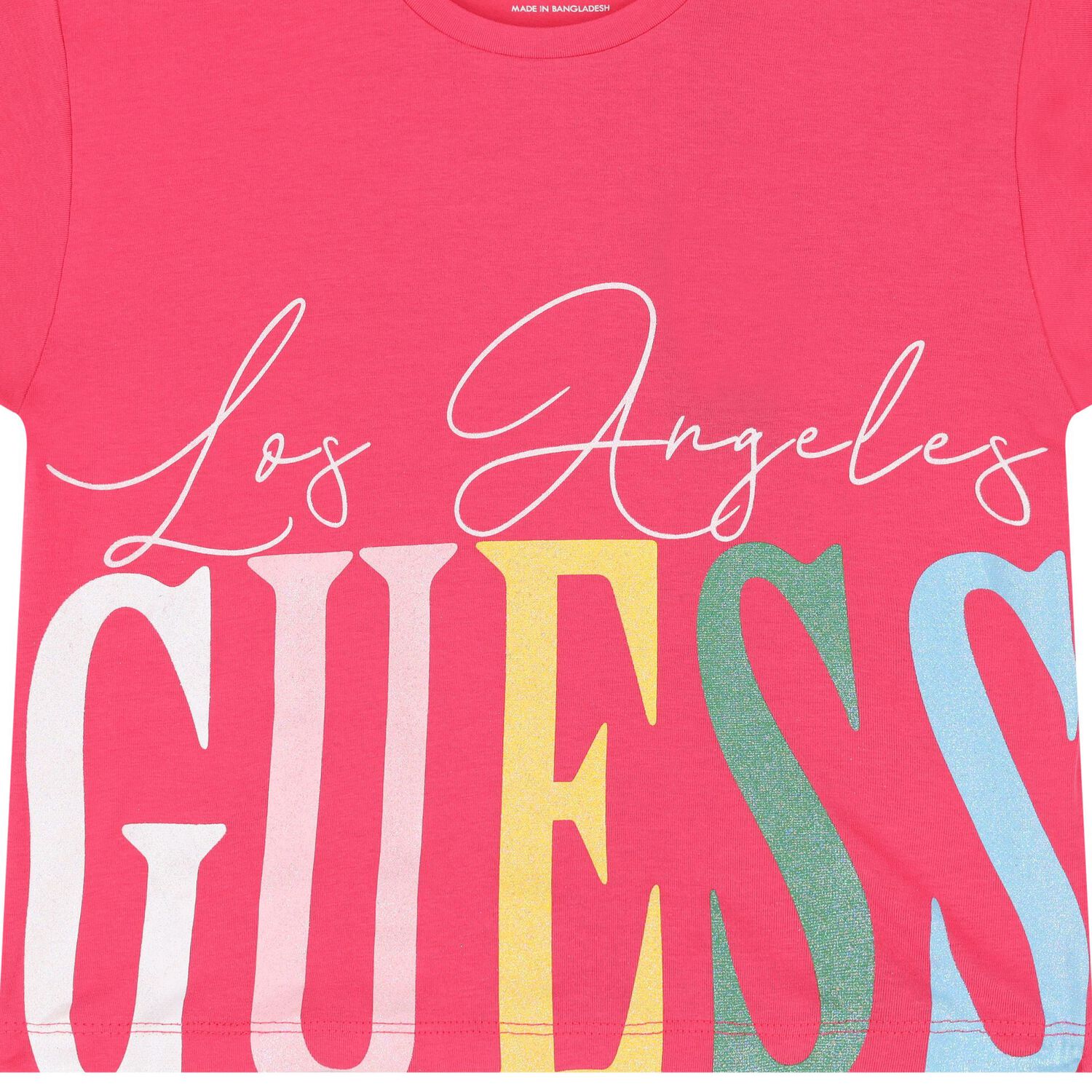 Girls Pink Logo T-Shirt, 2, hi-res image number null