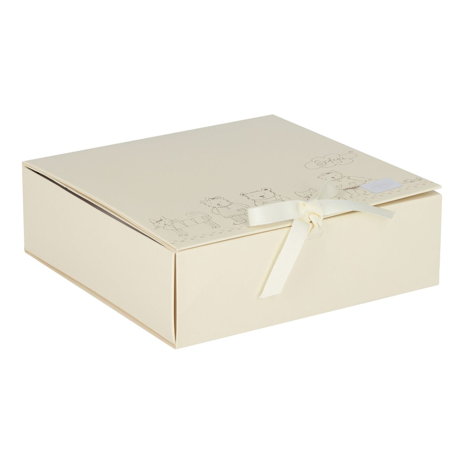 Baby Girls White & Pink Floral Babygrow Set, 1, hi-res image number null