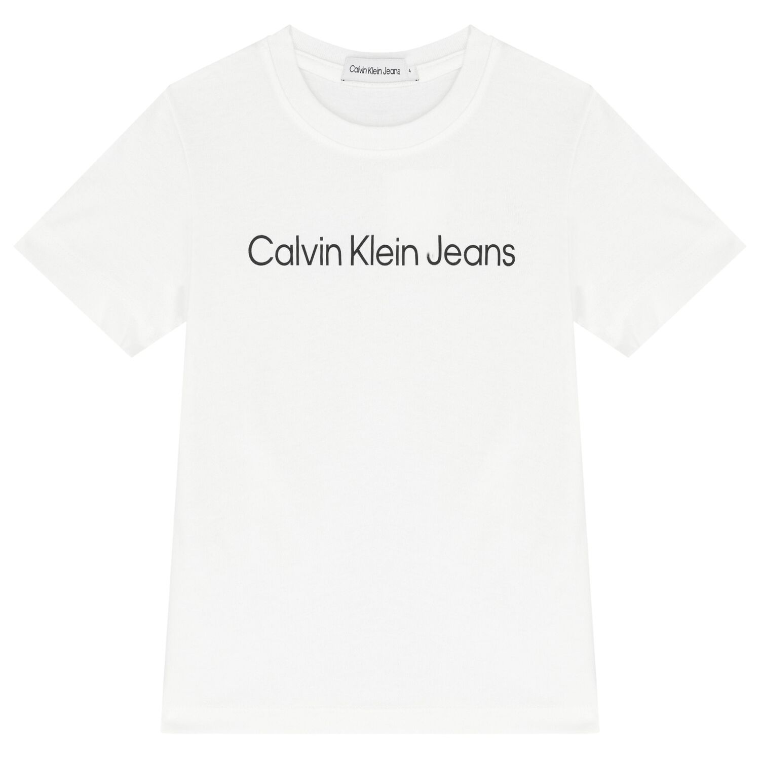 Boys White Logo T-Shirt, 2, hi-res