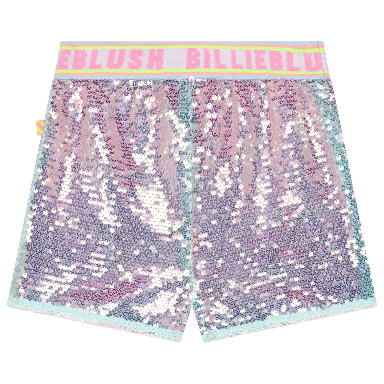 Girls Blue & Pink Sequin Shorts, 1, hi-res image number null