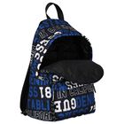 Boys Black Logo Backpack, 1, hi-res
