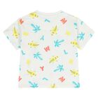 Younger Boys Green & White Shorts Set, 1, hi-res