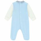 Baby Boys Blue & White Babygrow, 1, hi-res
