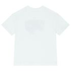 White Logo Wave T-Shirt, 1, hi-res