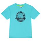 Boys Turquoise Logo T-Shirt, 1, hi-res