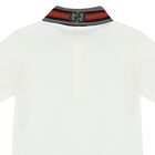 Boys White Polo Shirt, 1, hi-res