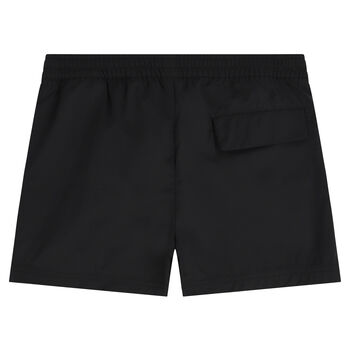 Black Logo Swim Shorts